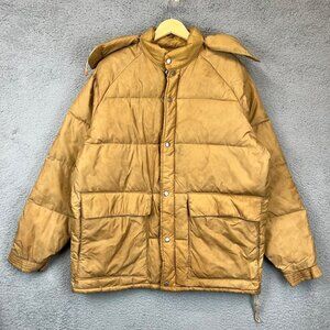 VINTAGE CAMEL Jacket GOOSE Down‎ XL Puffer Winter Coat